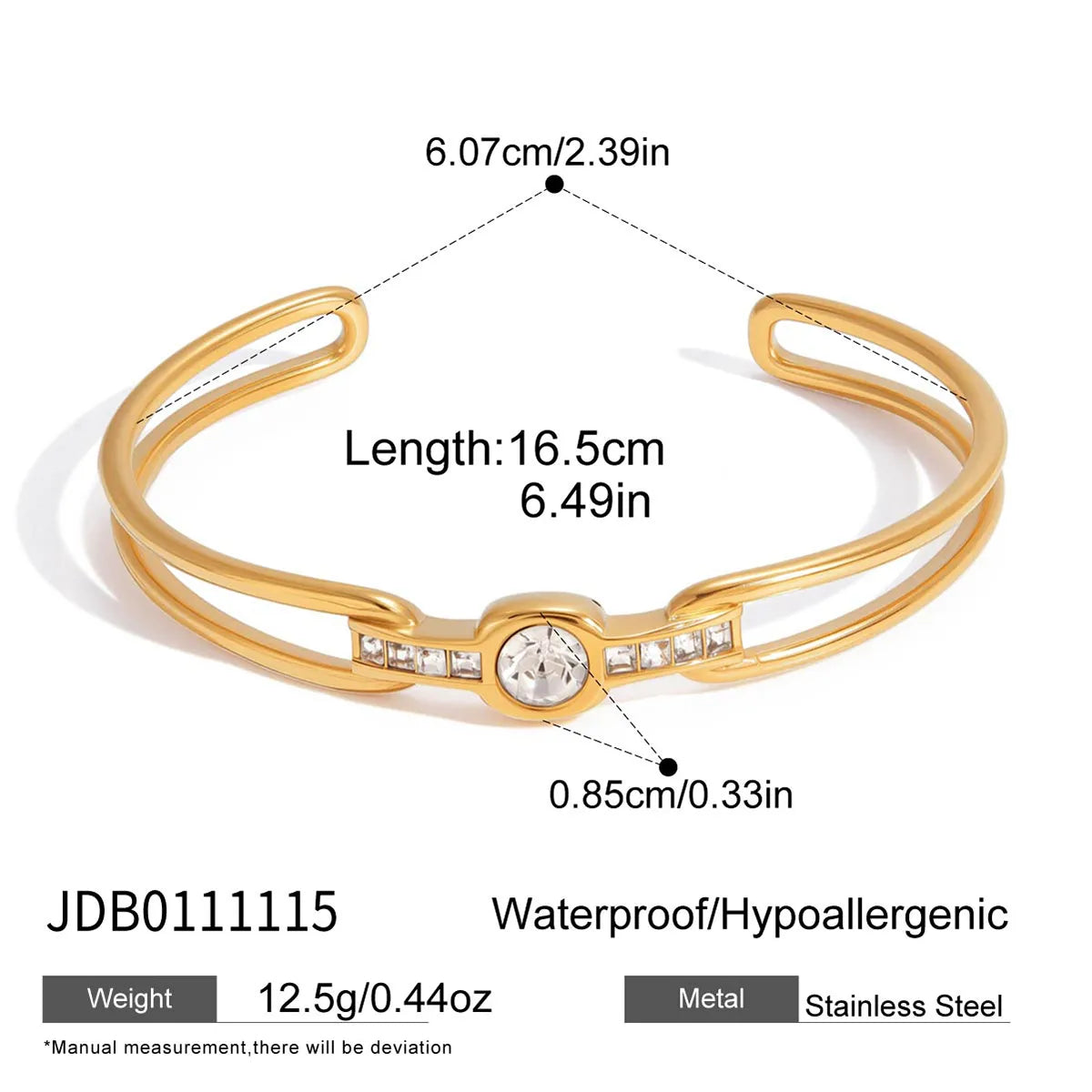 Natural Habitat 18K Gold Plated 304 Stainless Steel Bracelet