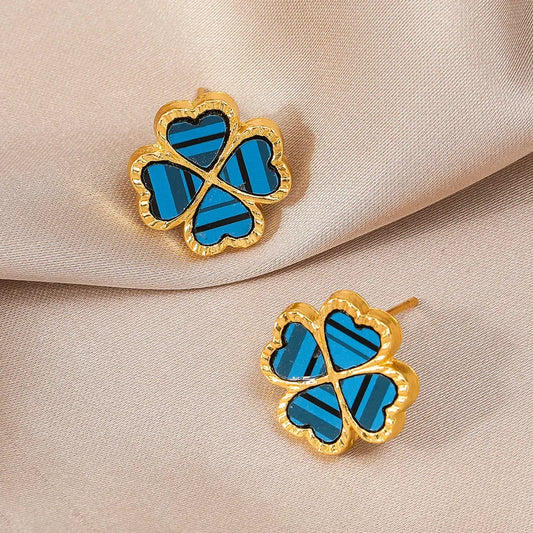 Simple Style Classic Style Heart Shape Plating Metal Gold Plated Ear Studs