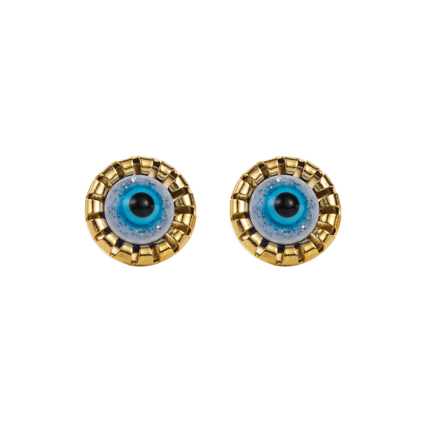 Open Eye Stainless Steel Ear Studs
