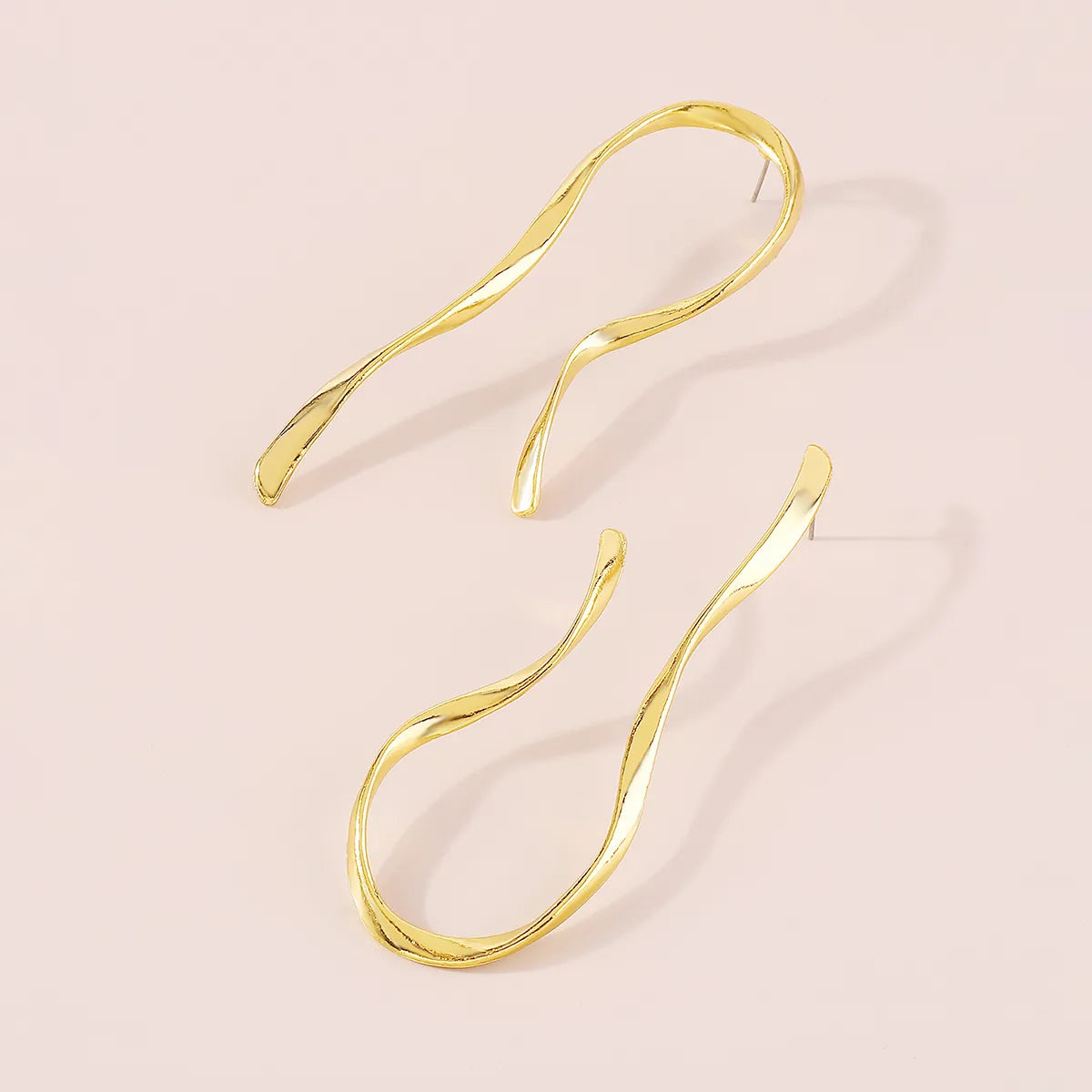 Exaggerated Simple Style Irregular Alloy Asymmetrical Irregular Earring