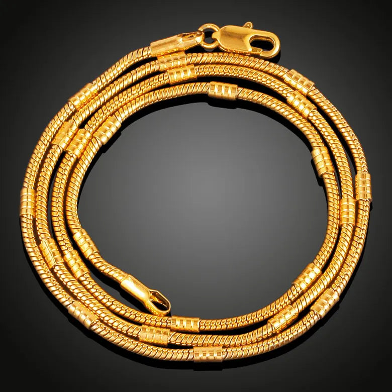 Solid Gold Copper Plating 18K Gold Plated Jewelry Set