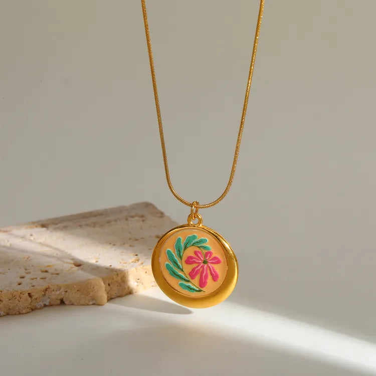 Pretty Serious Stainless Steel 18K Gold Plated Dipped Necklace