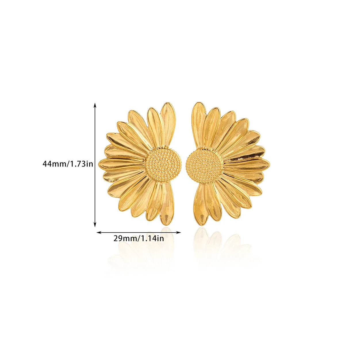 Daisy 18K Gold Plated 304 Stainless Steel Earring