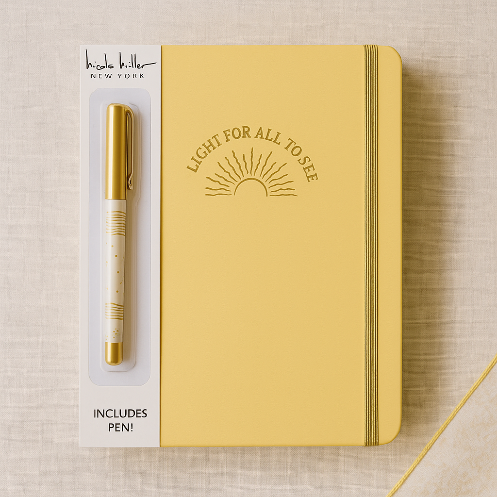 Light For All To See Sun Journal ( Pen Included )