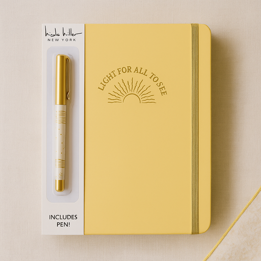 Light For All To See Sun Journal ( Pen Included )