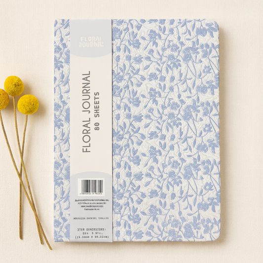 Floral Fabric Soft Journal