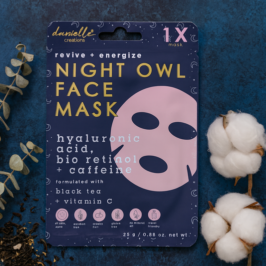 Night Owl Black Tea, Vitamin C Face Mask
