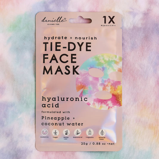 Hydrate and Nourish Tie-Dye  Face Mask