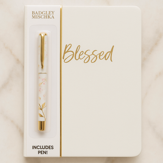 Blessed Journal & Pen Set – Badgley Mischka Edition