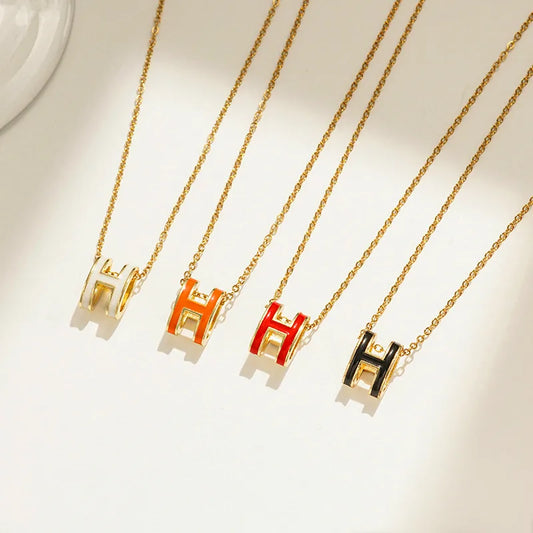 304 Stainless Steel Copper Resin 18K Gold Plated Plating Necklace Cable Chain