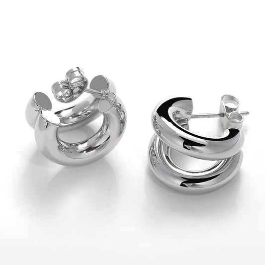 Solve Classic Plating Stainless Steel 18K Gold Plated Ear Stud