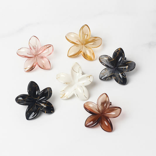 Elegant Back Of Head Flower Hair Clip Clamp Hair Accessories