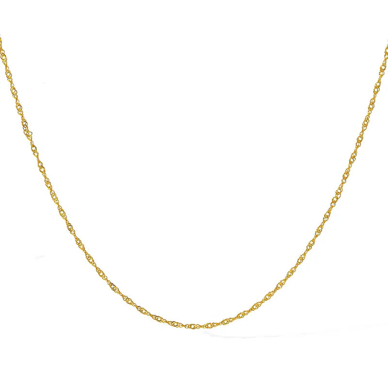 18K Gold Plated 304 Stainless Steel Necklaces