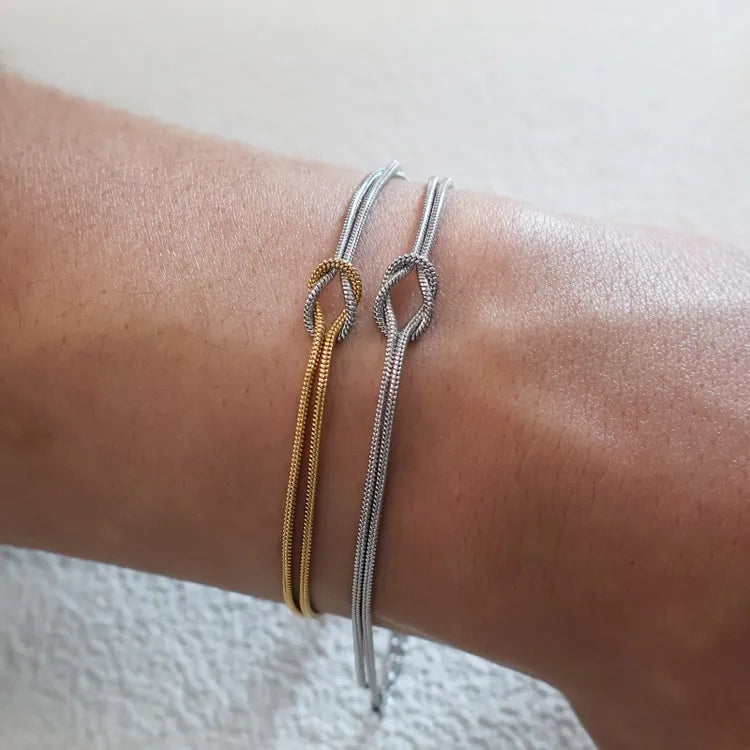 Vintage 18K Gold Plated 304 Stainless Steel 304 Stainless Steel Bracelet