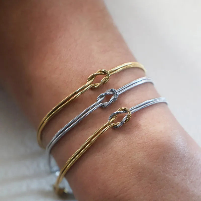 Vintage 18K Gold Plated 304 Stainless Steel 304 Stainless Steel Bracelet