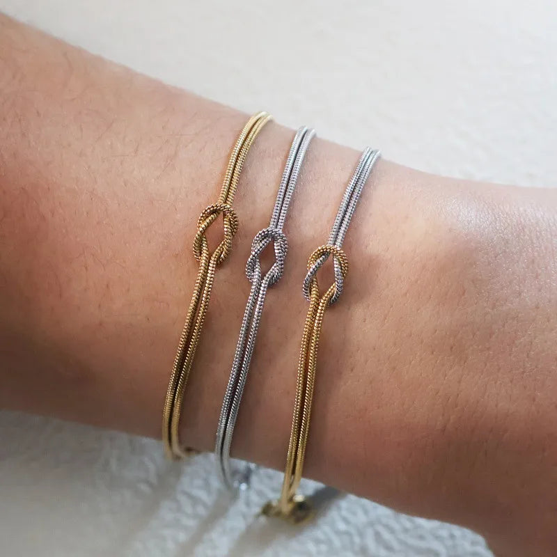 Vintage 18K Gold Plated 304 Stainless Steel 304 Stainless Steel Bracelet