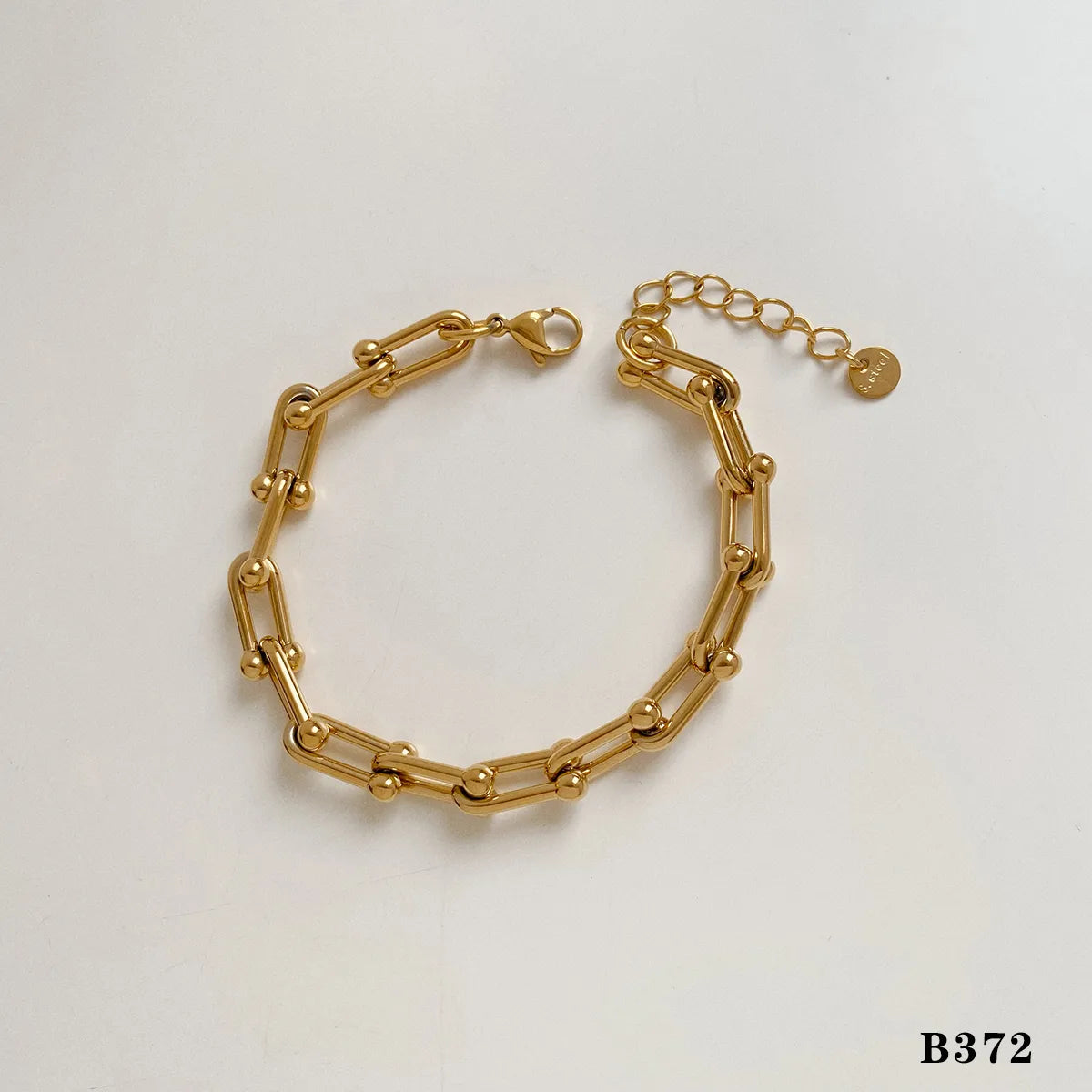 Horse Link304 Stainless Steel 16K Gold Plated Bracelet