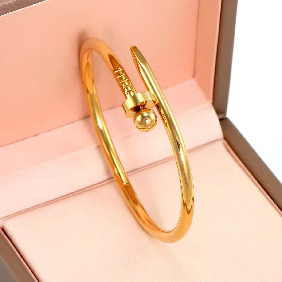 IG Style Luxurious Classic Style Oval 316 Stainless Steel Bangle