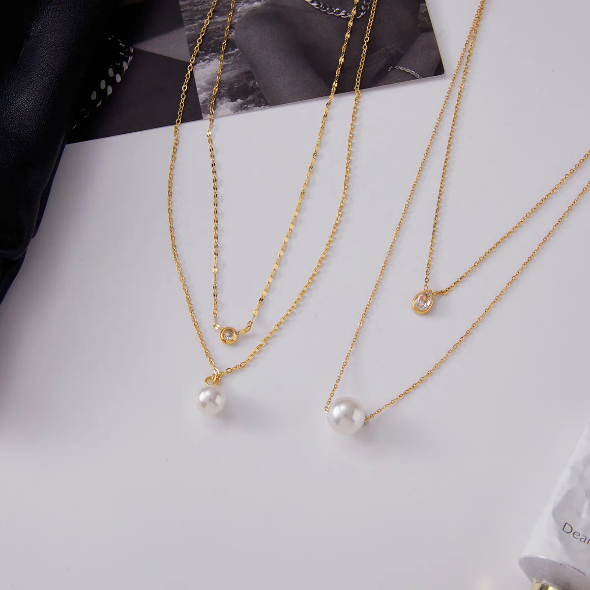 Elegant And Graceful 18K Gold Plated Stainless Steel Necklace