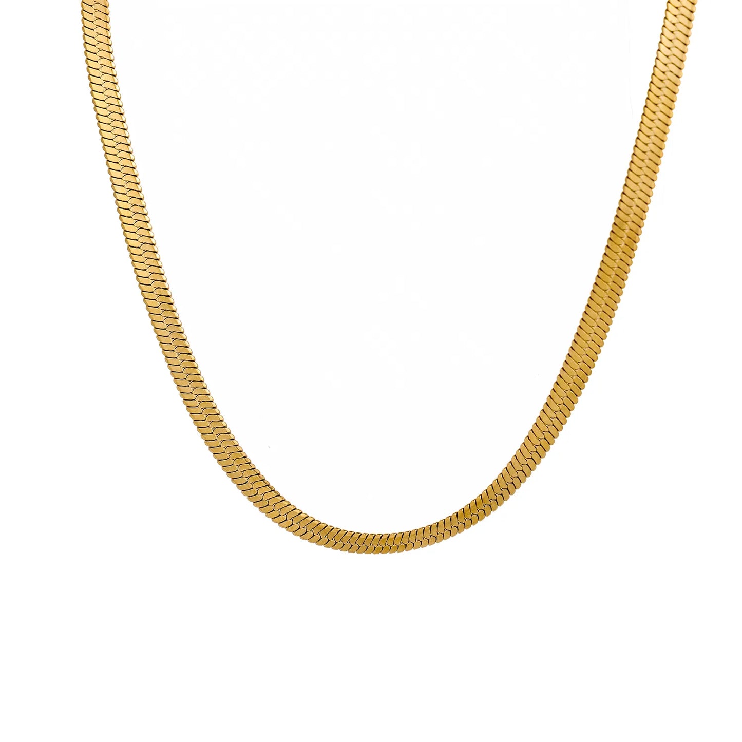 Luxury High-End Design 18K Gold-Plated Titanium Steel Necklace