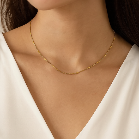 Casual Simple Style Solid Color 304 Stainless Steel Plating Stainless Steel Necklace