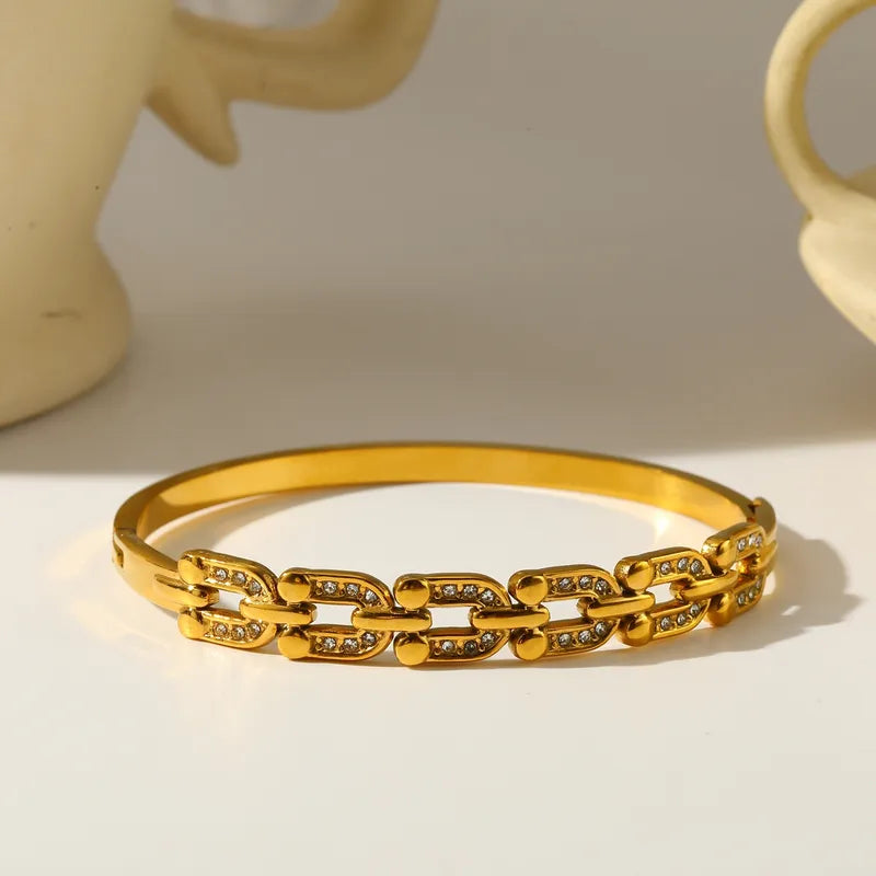 Locked In 18K Gold Plated 304 Stainless Steel Bracelet