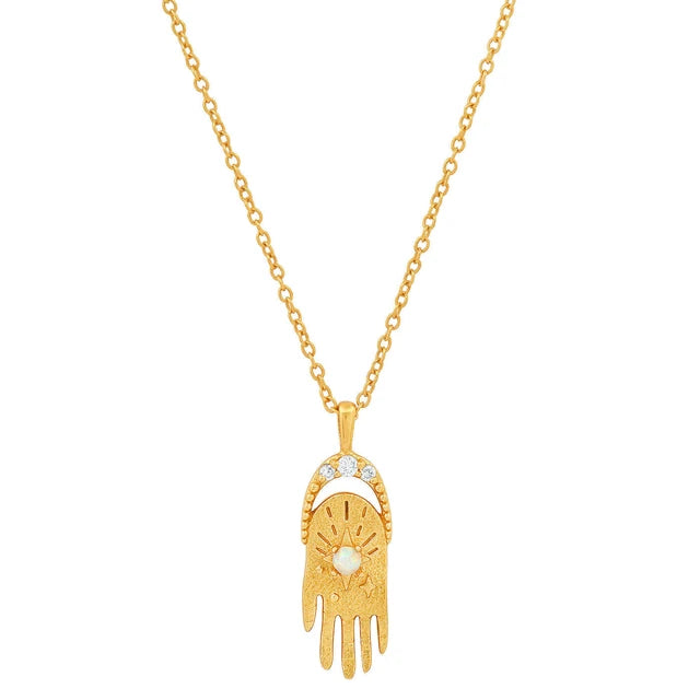 304 Stainless Steel 18K Gold Plated Pendant Necklace