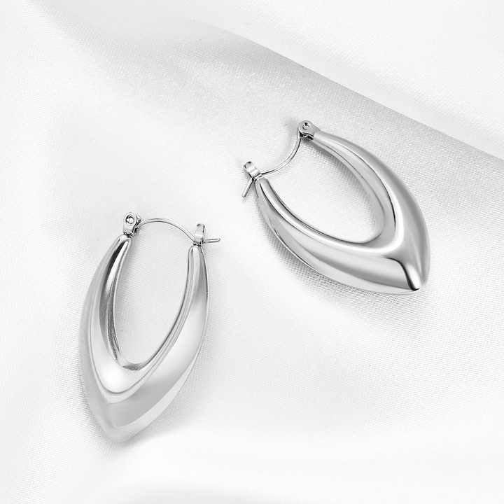 Silver Drop Sweet Titanium Steel Earring