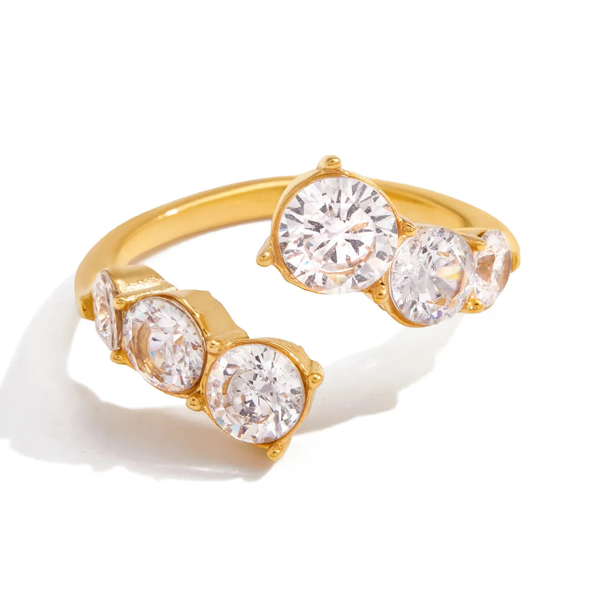 Classic 18K Gold Plated Stainless Steel Ring