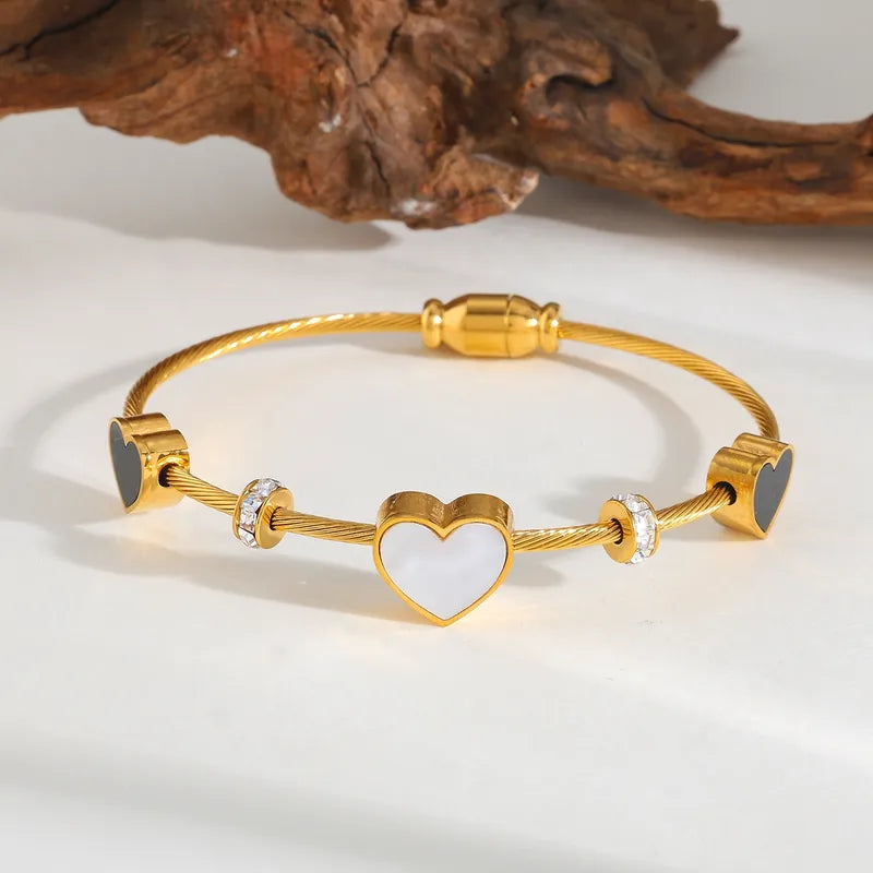 Hearty Choices 18K Gold Plated 304 Stainless Steel Bracelet