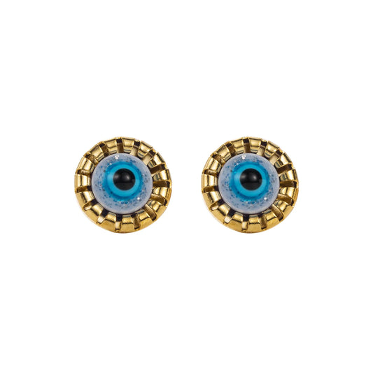 Open Eye Stainless Steel Ear Studs