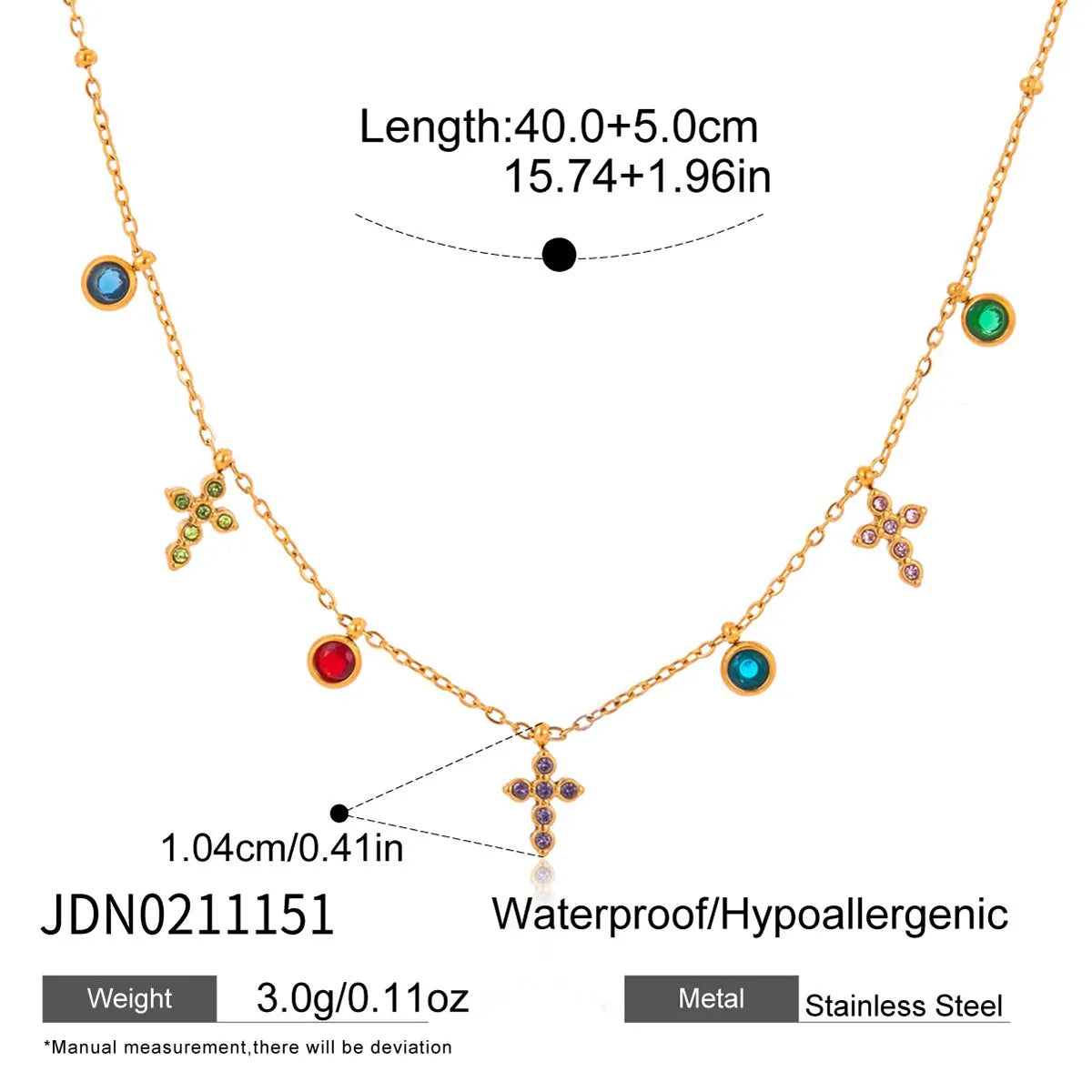Pretty Charm 18K Gold Plated 304 Stainless Steel Necklace