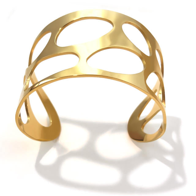 Tainted Illusion 18K Gold Plated Stainless Steel Bracelet