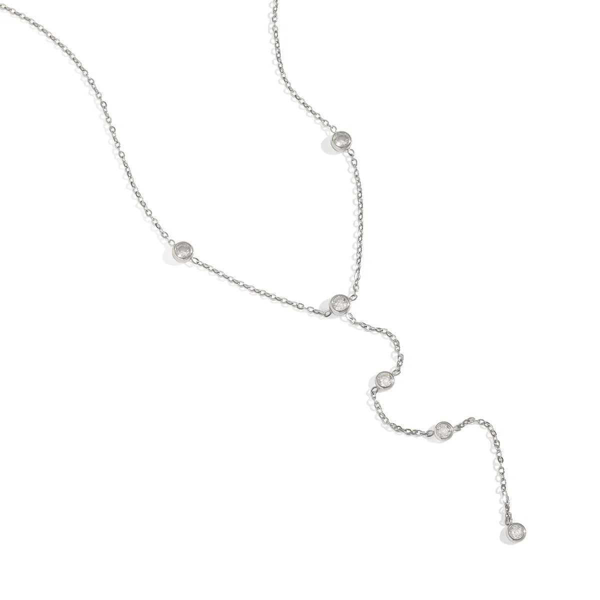 Modern Lengthy 18K Gold Plated Geometric 304 Stainless Steel Necklace
