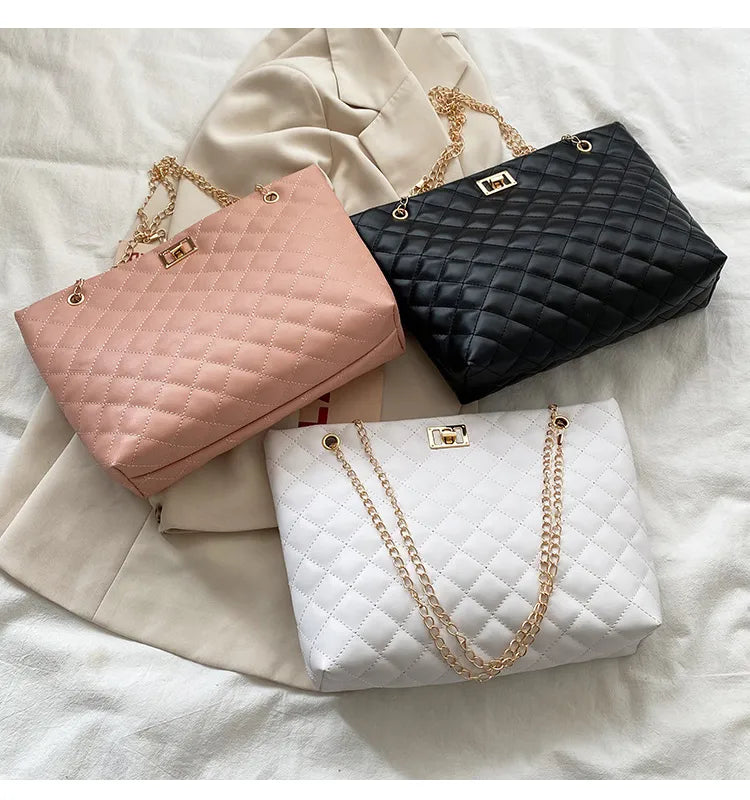 Medium Chain PU Leather Bag