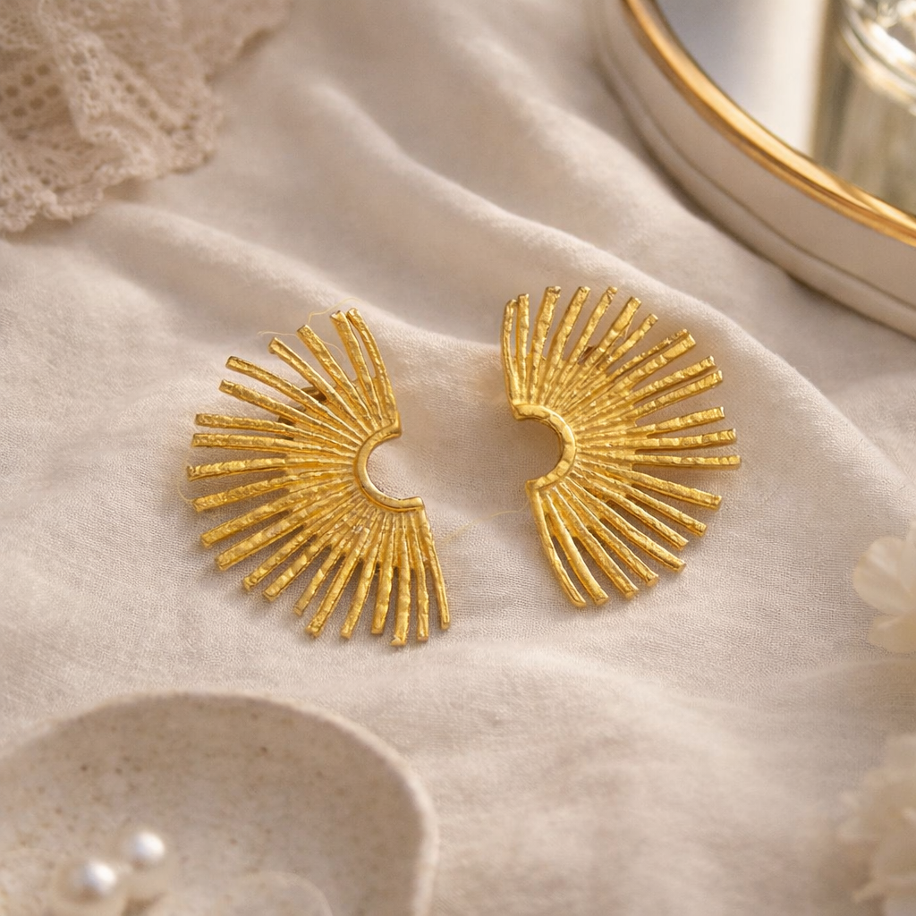 Unique Stance 18K Gold Plated 304 Stainless Steel Earring