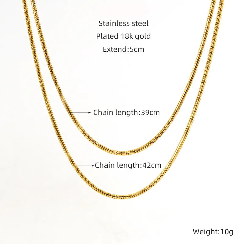 You’re a Gem 18K Gold Plated 304 Stainless Steel Necklace