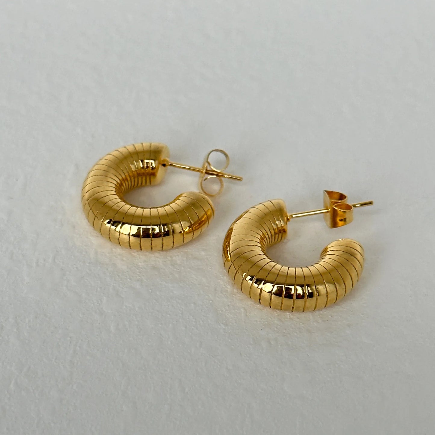 Influencer Style 304 Stainless Steel 18K Gold Plated Stainless Steel Earring