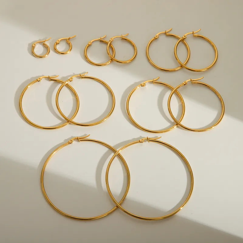 Exaggerated 18K Gold Plated 304 Stainless Steel Earring