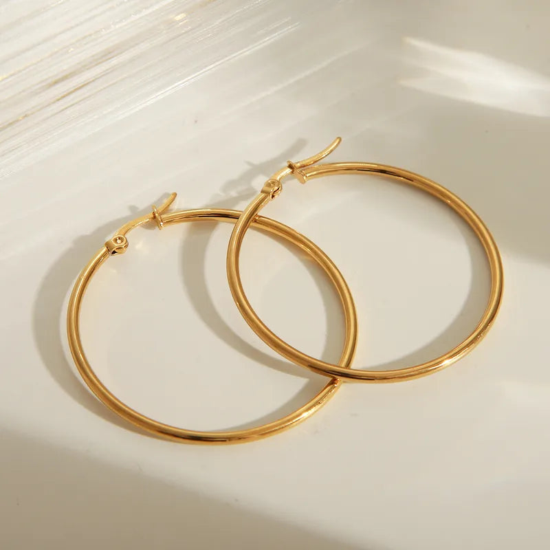 Exaggerated 18K Gold Plated 304 Stainless Steel Earring