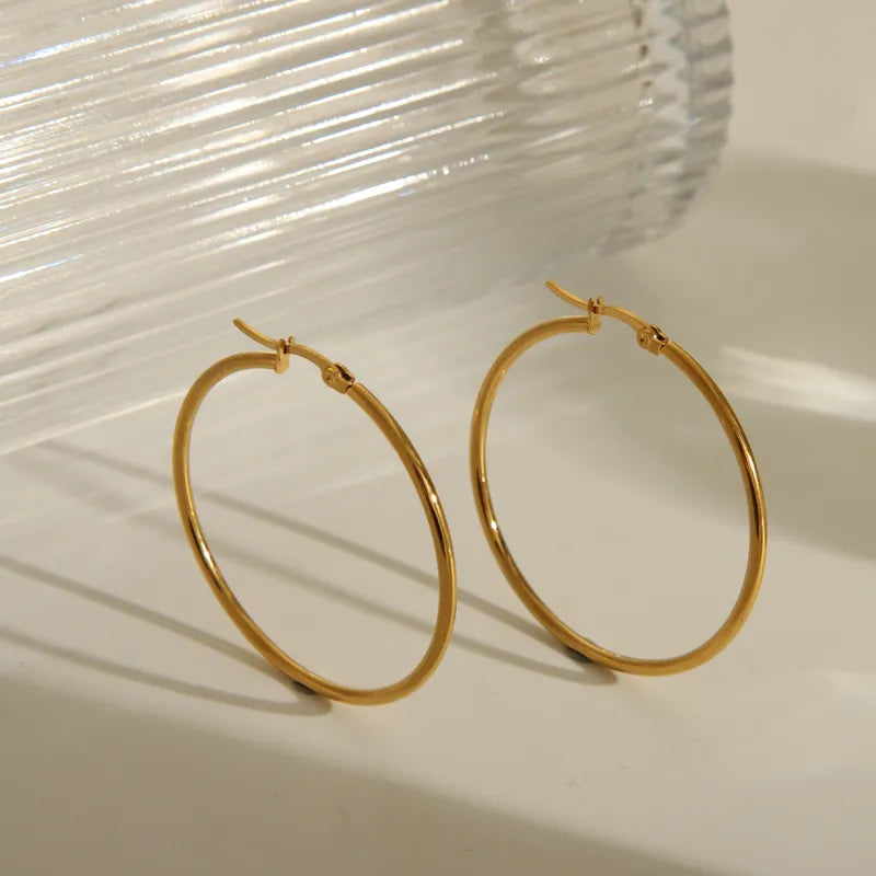 Exaggerated 18K Gold Plated 304 Stainless Steel Earring