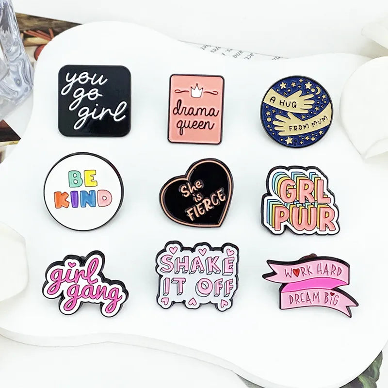 She Is Fierce ! Mood Pin