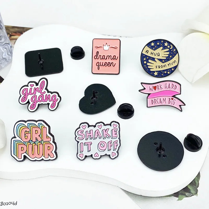 Girl Gang Mood Pin/Brooch