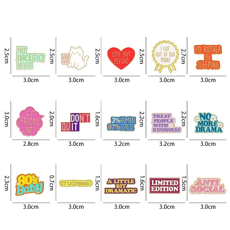 Me ? Sarcastic Never ! Brooch