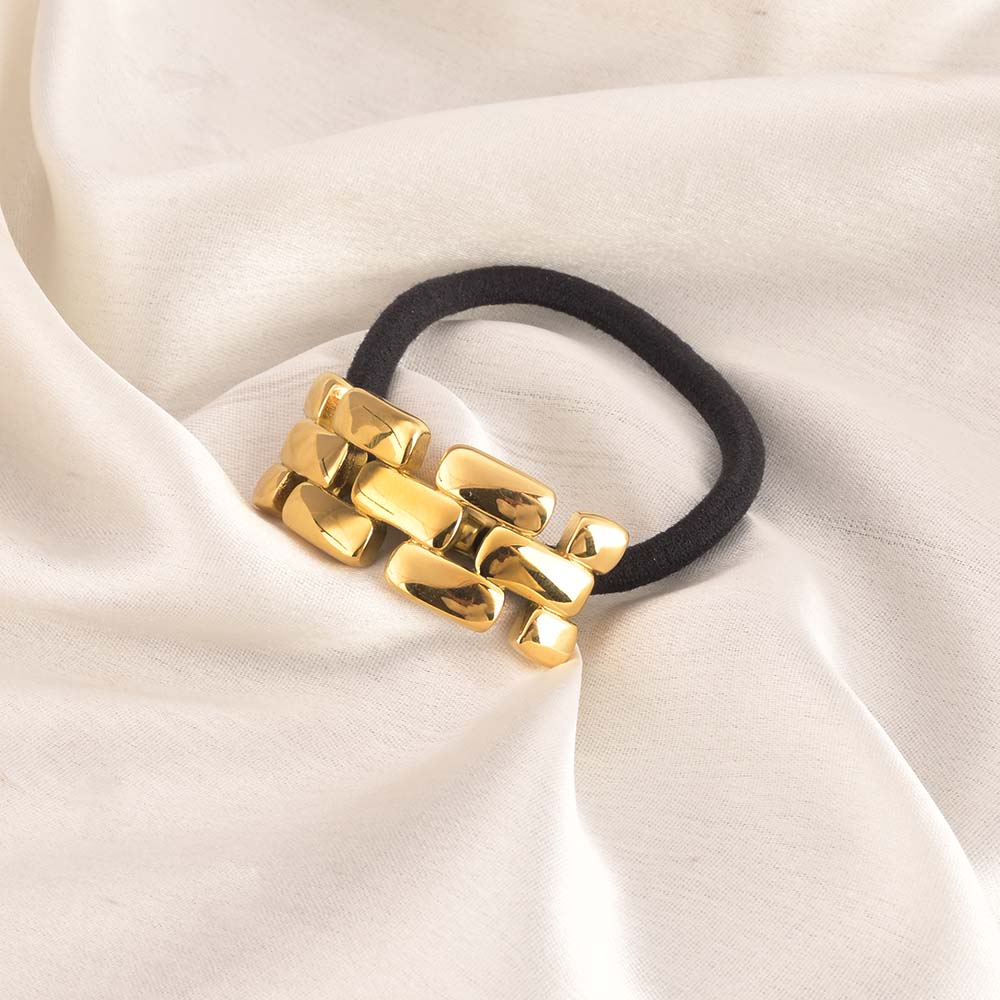 Pleated Three Dimensional Hair Tie