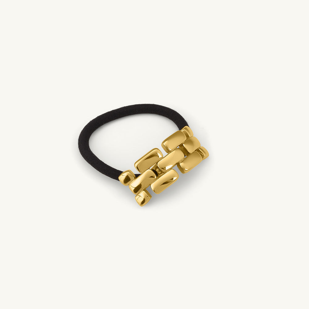 Pleated Three Dimensional Hair Tie