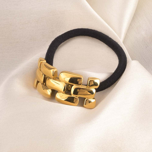 Pleated Three Dimensional Hair Tie