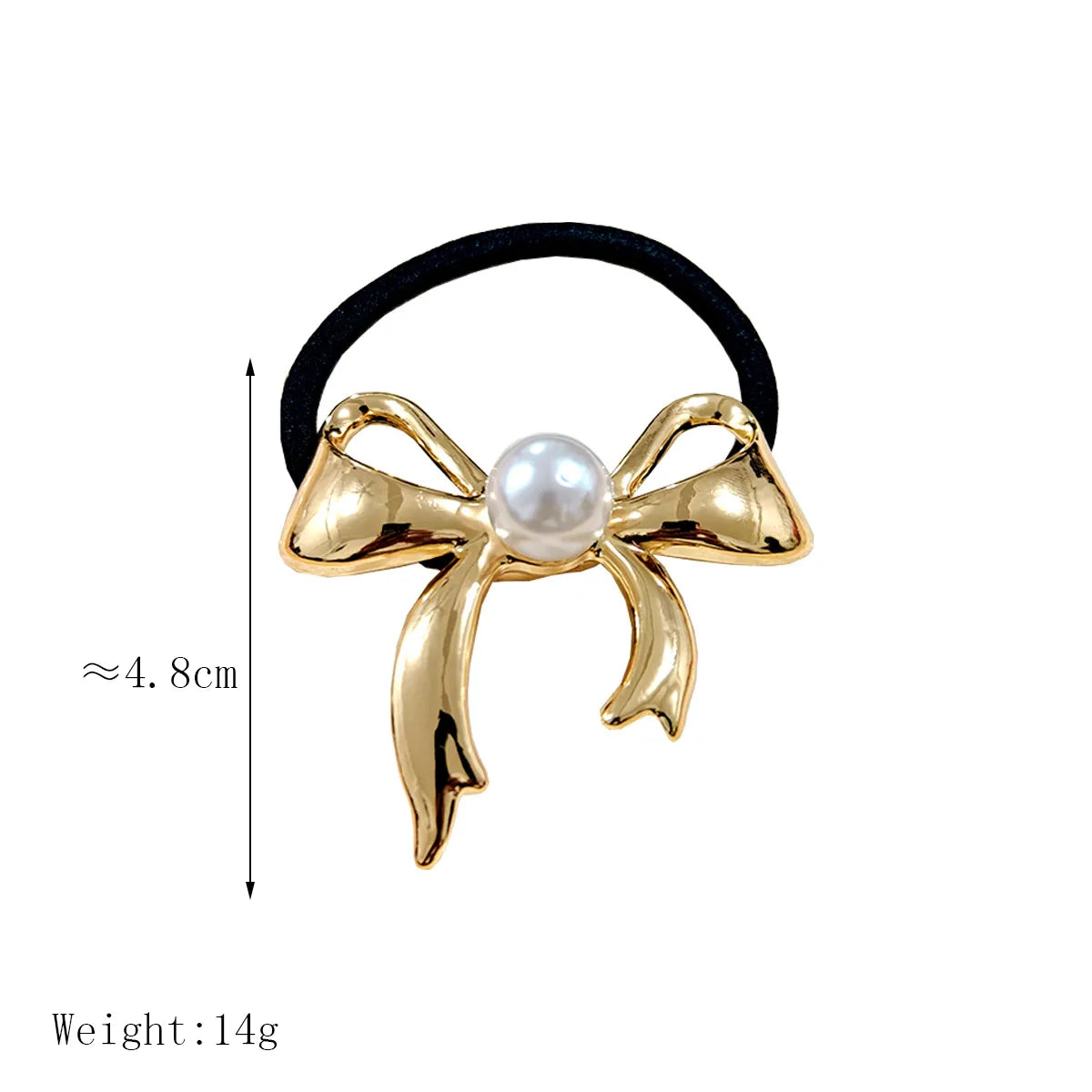 Pearly Bow Knot Hair Tie