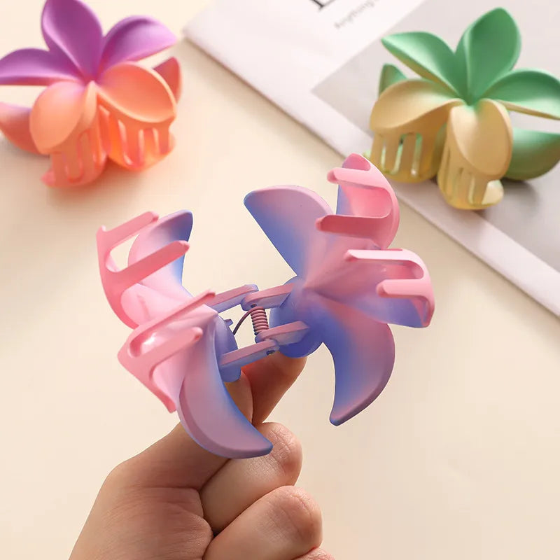 Gradient Color Block Hair Clip Hair Accessories