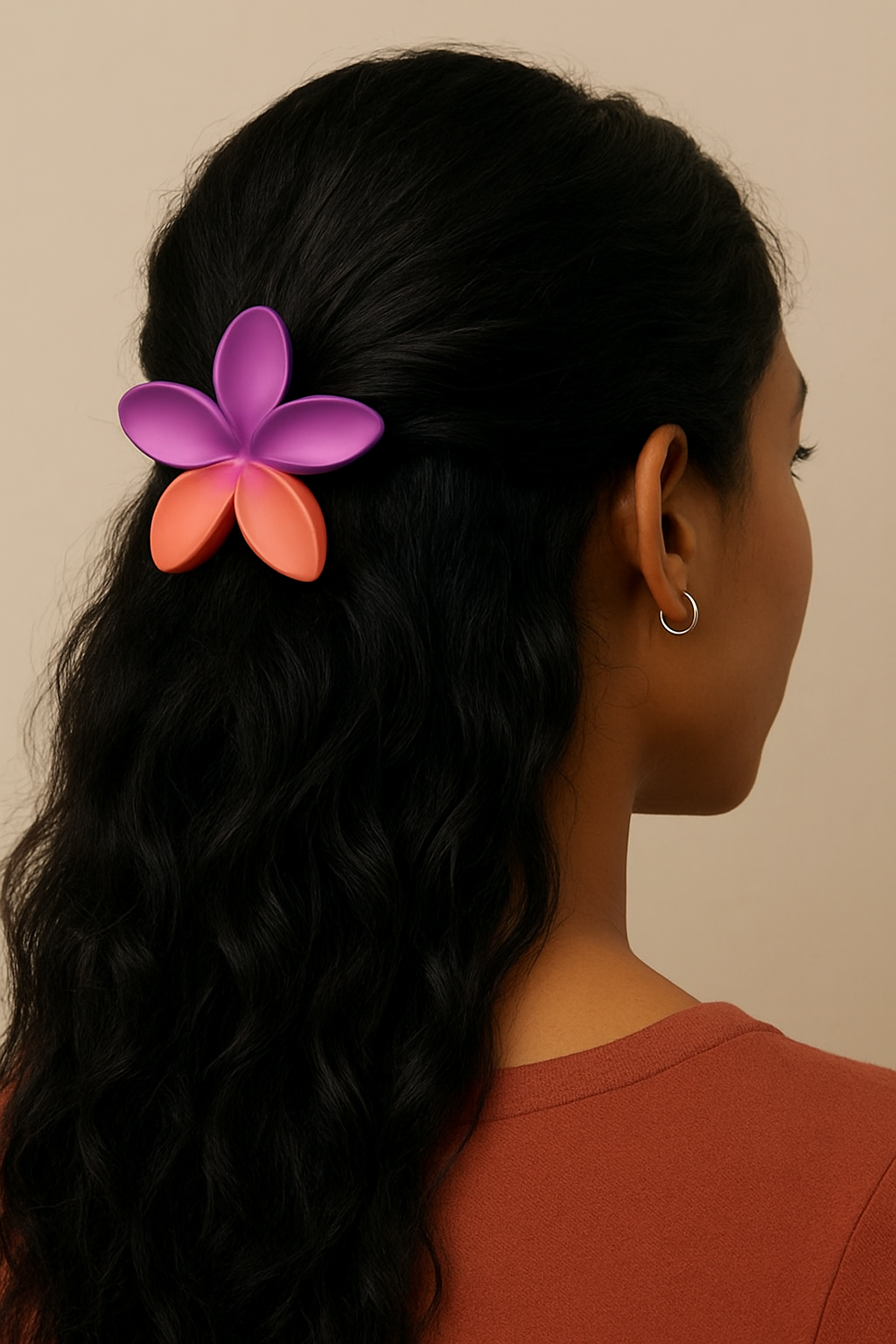 Gradient Color Block Hair Clip Hair Accessories